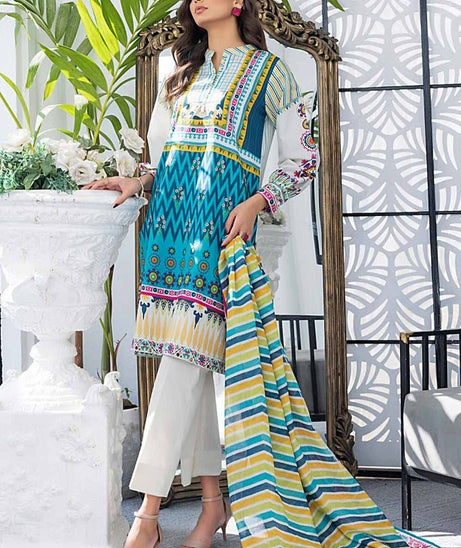Gul Ahmed Print Lawn`24 CL#42167-B