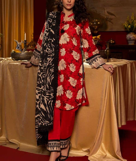 Gul Ahmed Print Lawn`24 CL#42180-A