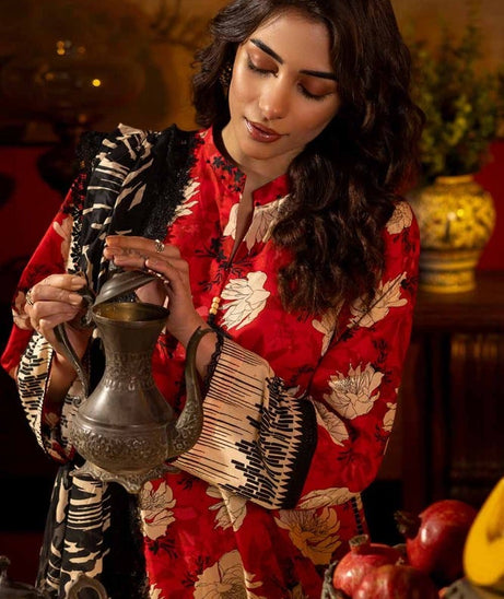 Gul Ahmed Print Lawn`24 CL#42180-A
