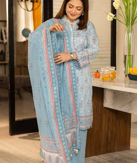 Gul Ahmed Print Lawn`24 CL#42194
