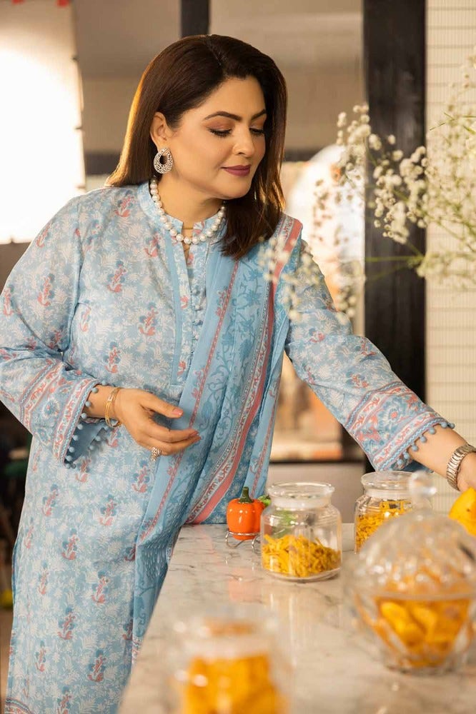 Gul Ahmed Print Lawn`24 CL#42194