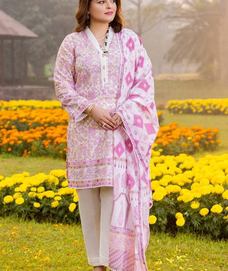 Gul Ahmed Print Lawn`24 CL#42195A