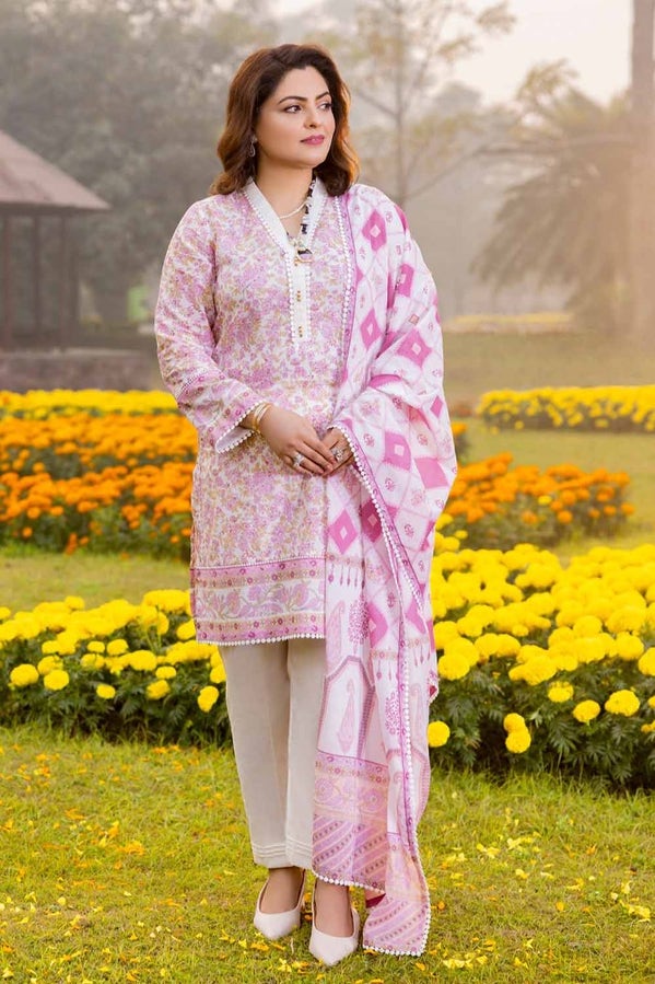 Gul Ahmed Print Lawn`24 CL#42195A