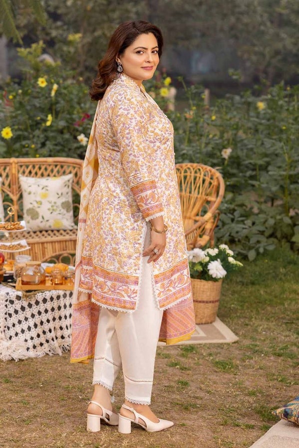 Gul Ahmed Print Lawn`24 CL#42195B