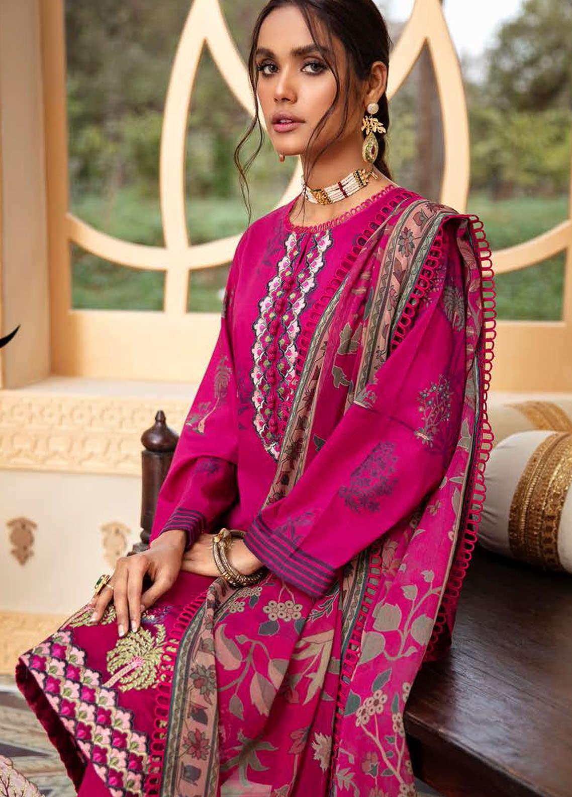 Cross Stitch Lawn Collection`21 D#19