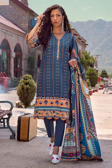Gul Ahmed Winter Collection'21 LT#12001