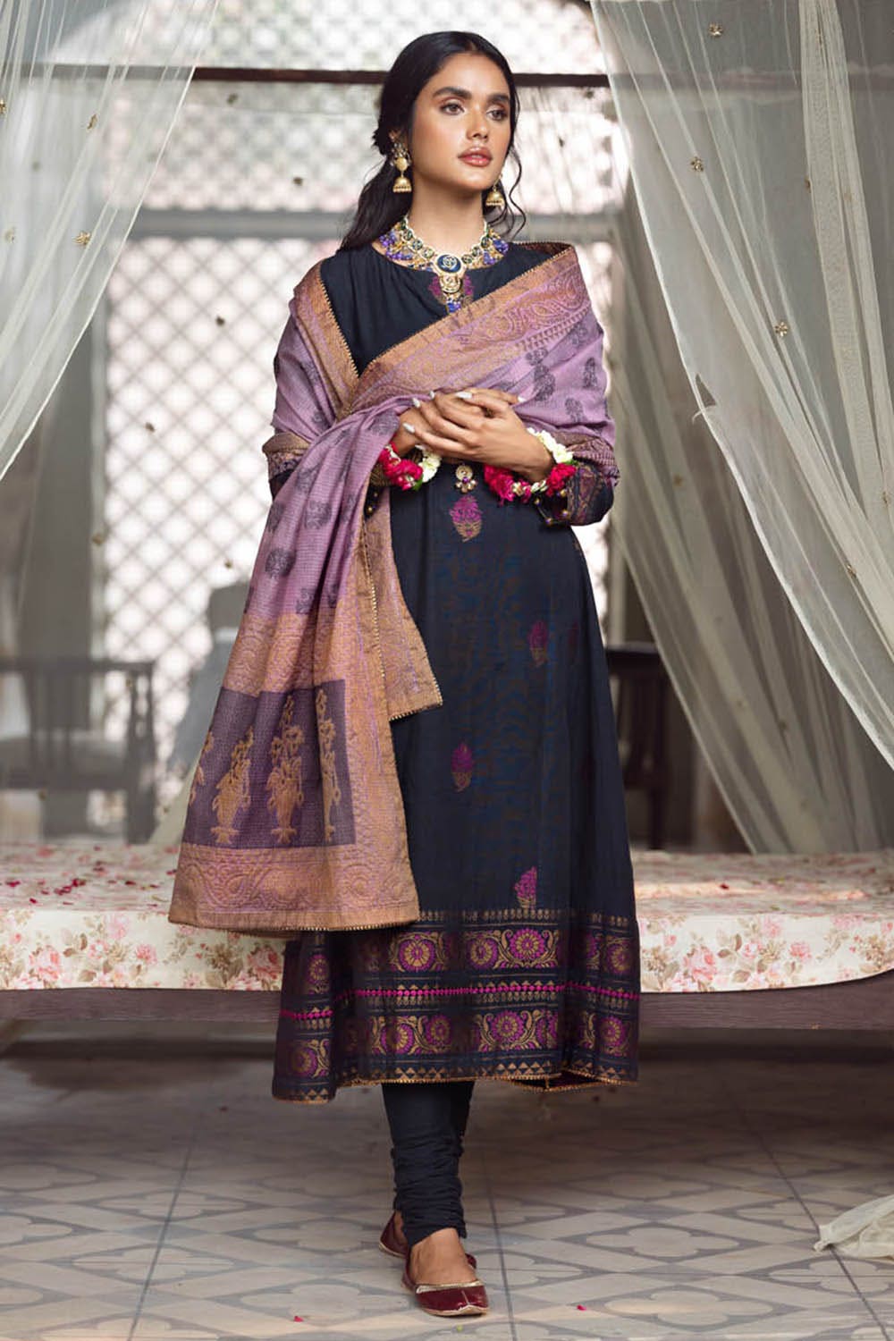 Gul Ahmed Winter Collection`22 MJ#22066