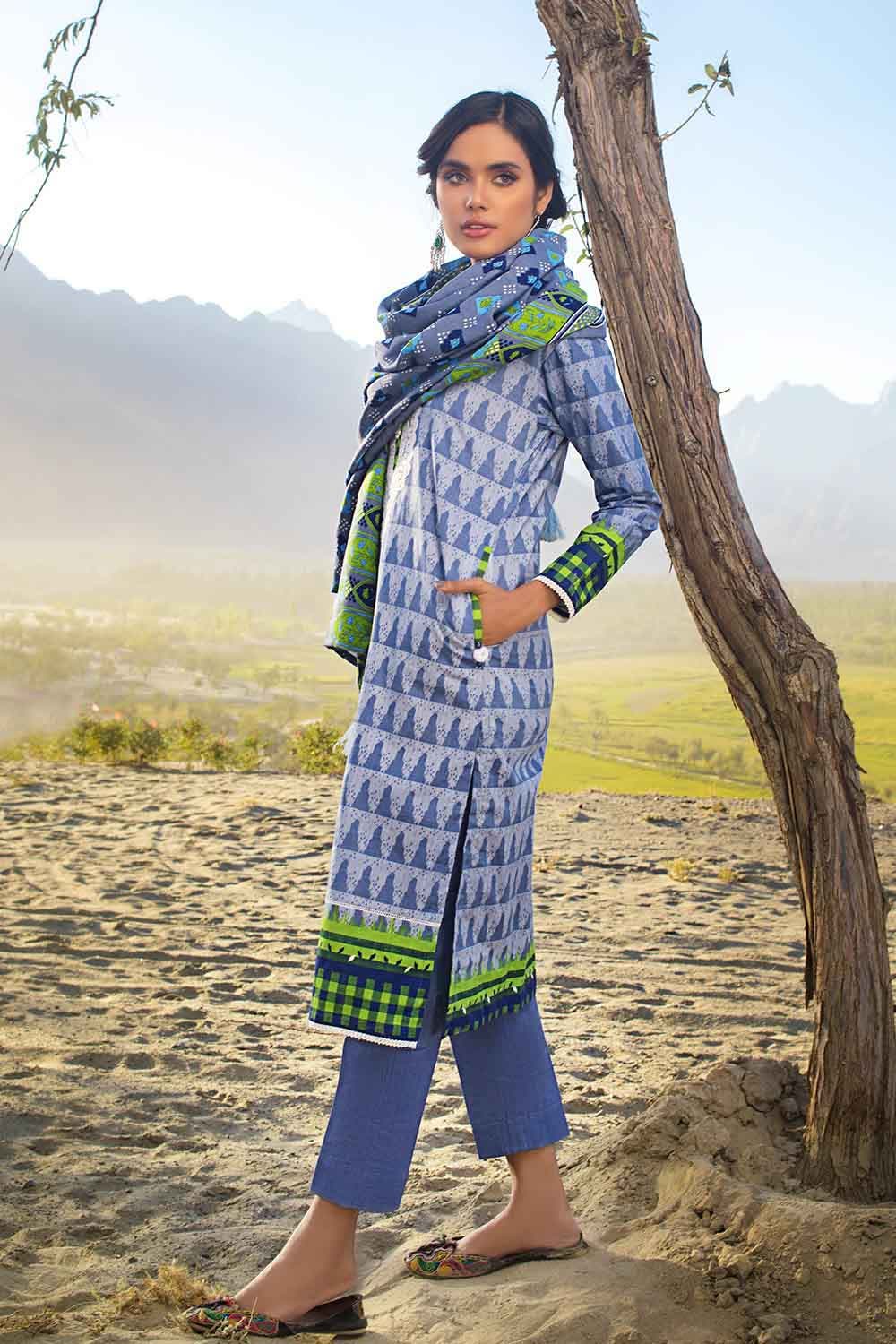 Gul Ahmed Winter Collection`22 AP#12083