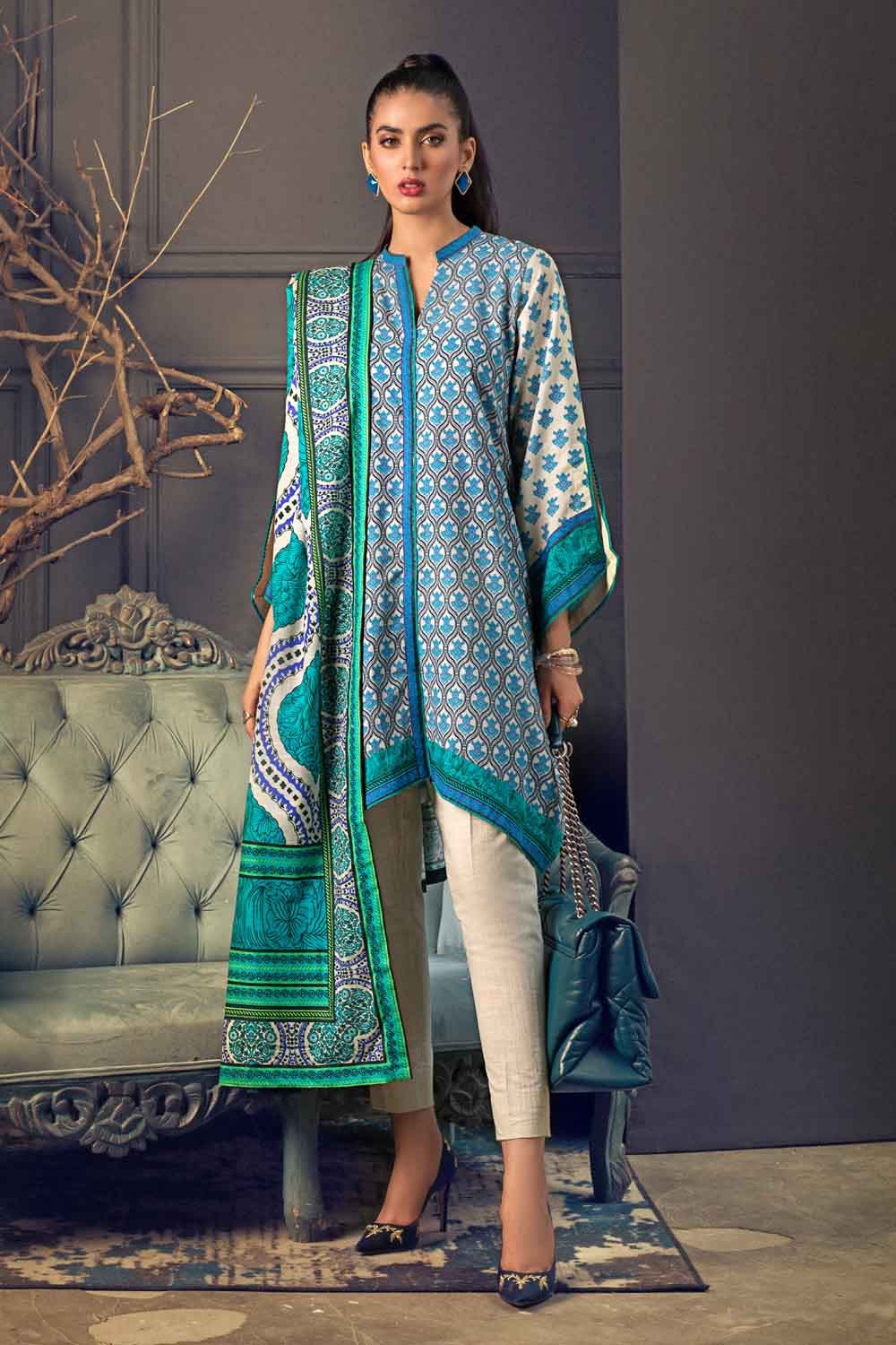 Gul Ahmed Winter Collection`21 CS # 12003 A