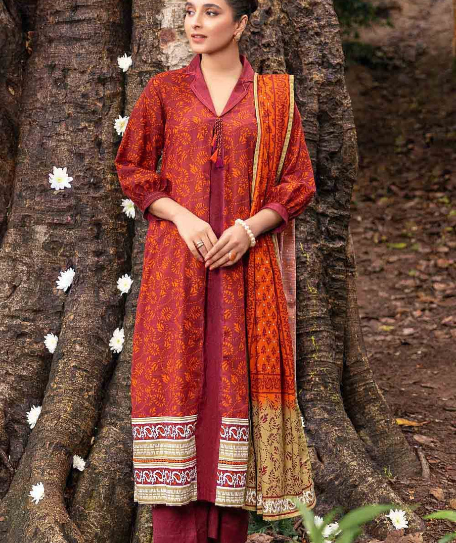 Gul Ahmed Winter Collection`22 K#22048-B