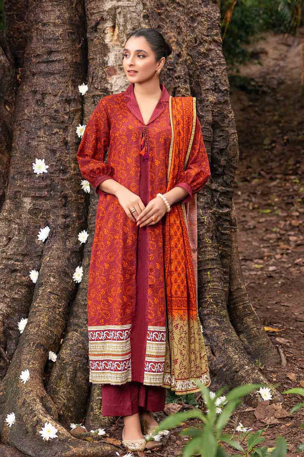 Gul Ahmed Winter Collection`22 K#22048-B