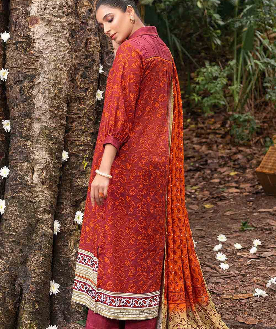 Gul Ahmed Winter Collection`22 K#22048-B