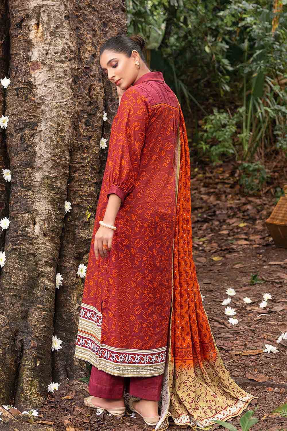 Gul Ahmed Winter Collection`22 K#22048-B