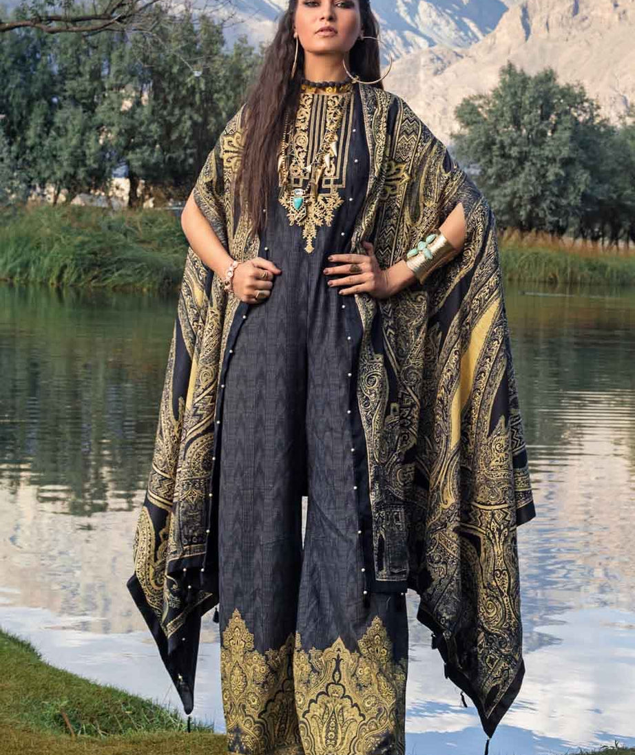 Gul Ahmed Winter Collection`21 PVS # 12011