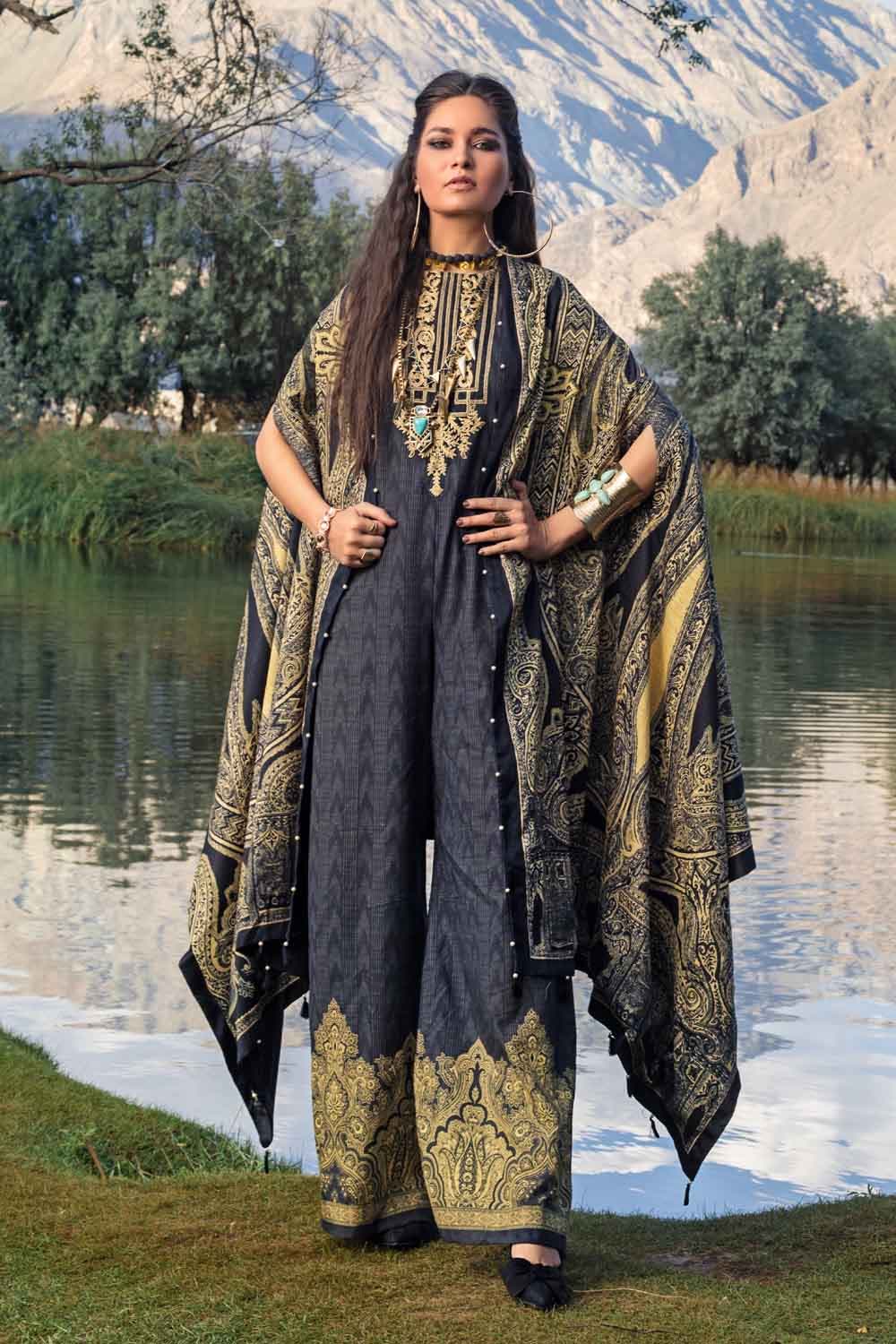 Gul Ahmed Winter Collection`21 PVS # 12011