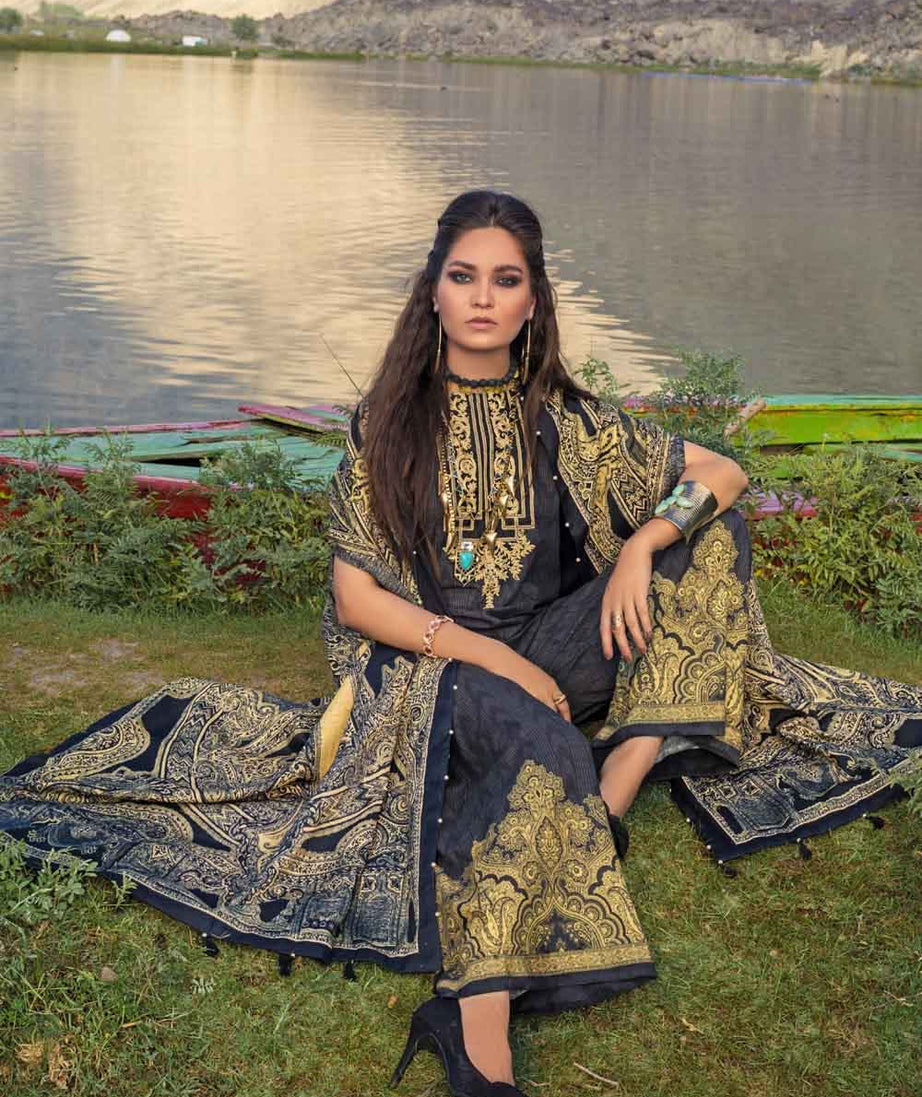 Gul Ahmed Winter Collection`21 PVS # 12011