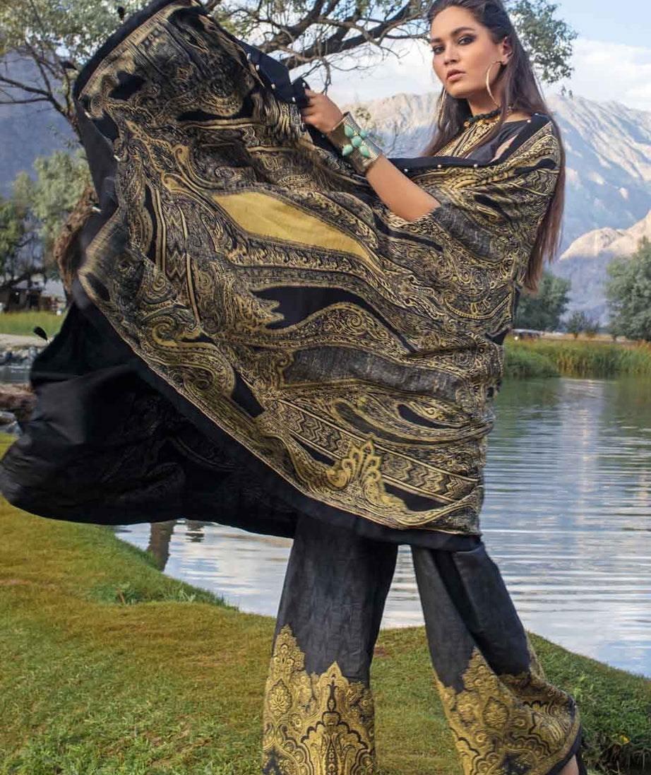 Gul Ahmed Winter Collection`21 PVS # 12011