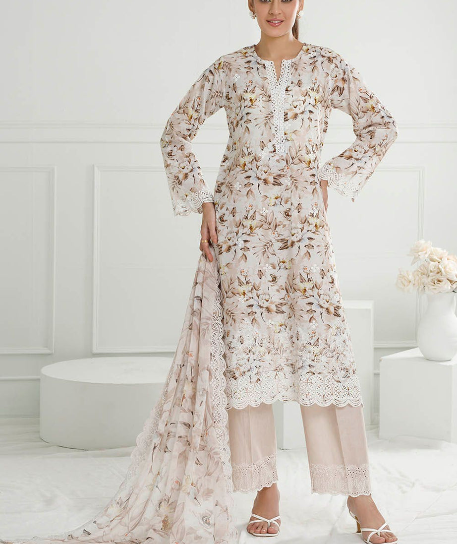 Gul Ahmed Summer Lawn'25 PR#52001-A