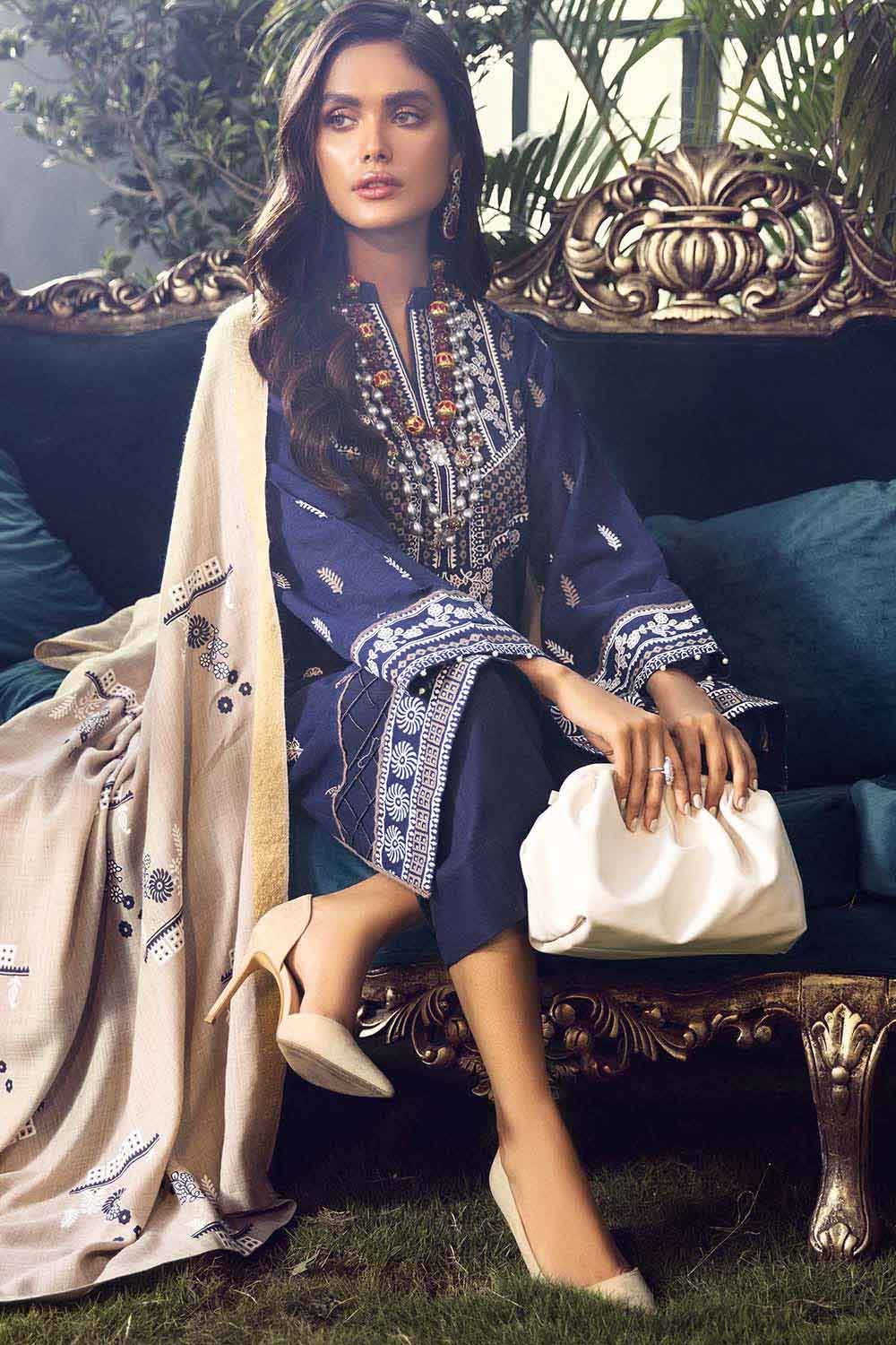 Gul Ahmed Winter Collection`22 AP#12097