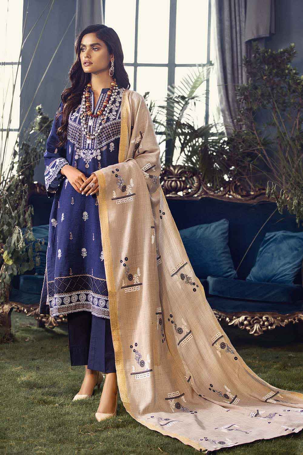 Gul Ahmed Winter Collection`22 AP#12097
