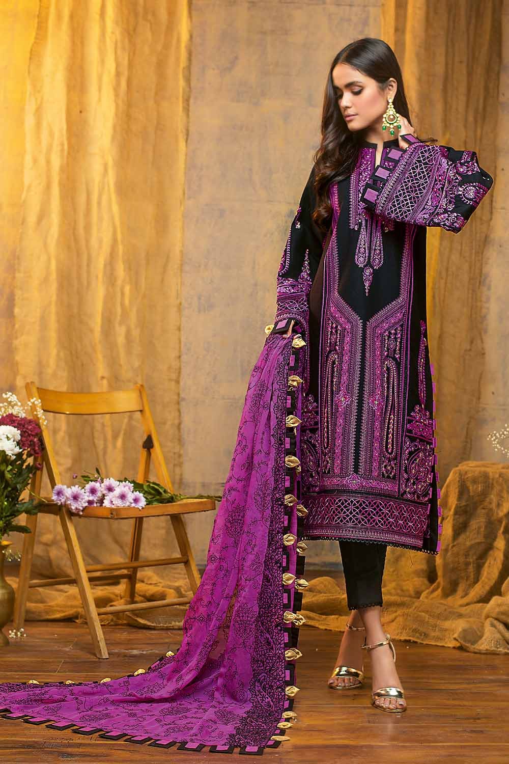 Gul Ahmed Premium Collection'21 PM#380