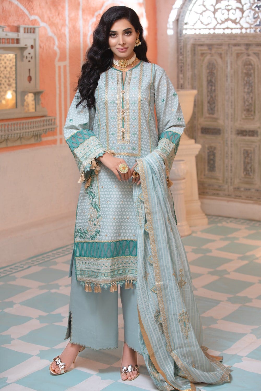 Gul Ahmed Eid Collection'22 FE#12034