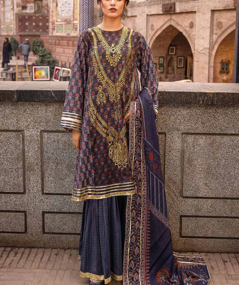 Gul Ahmed Print Lawn`23 CL#32445-B