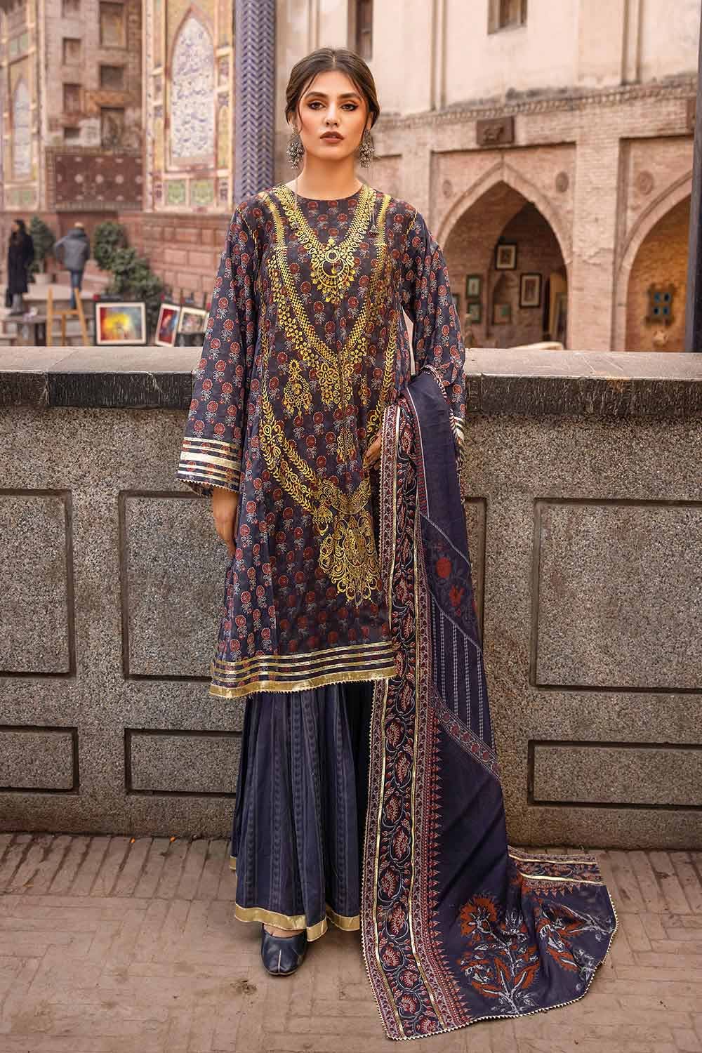 Gul Ahmed Print Lawn`23 CL#32445-B