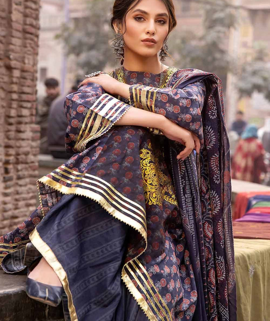 Gul Ahmed Print Lawn`23 CL#32445-B