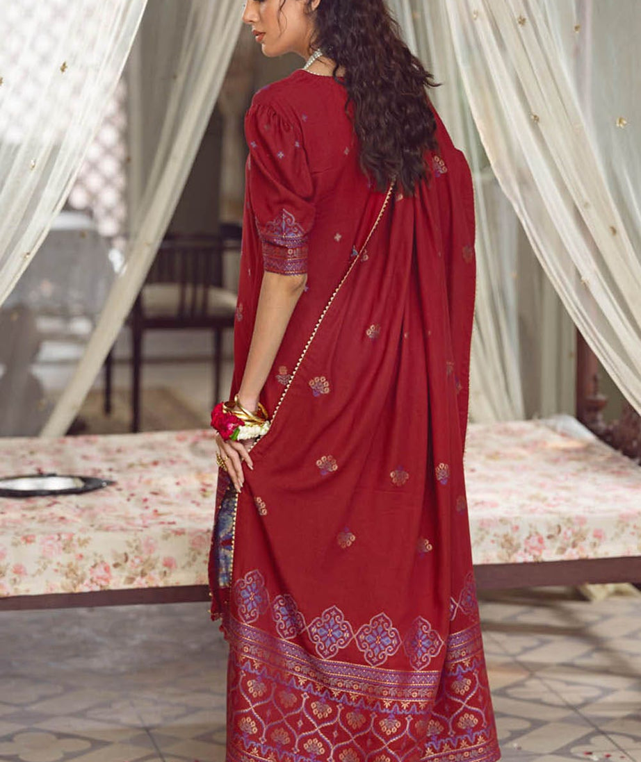 Gul Ahmed Winter Collection`22 MJ#22083