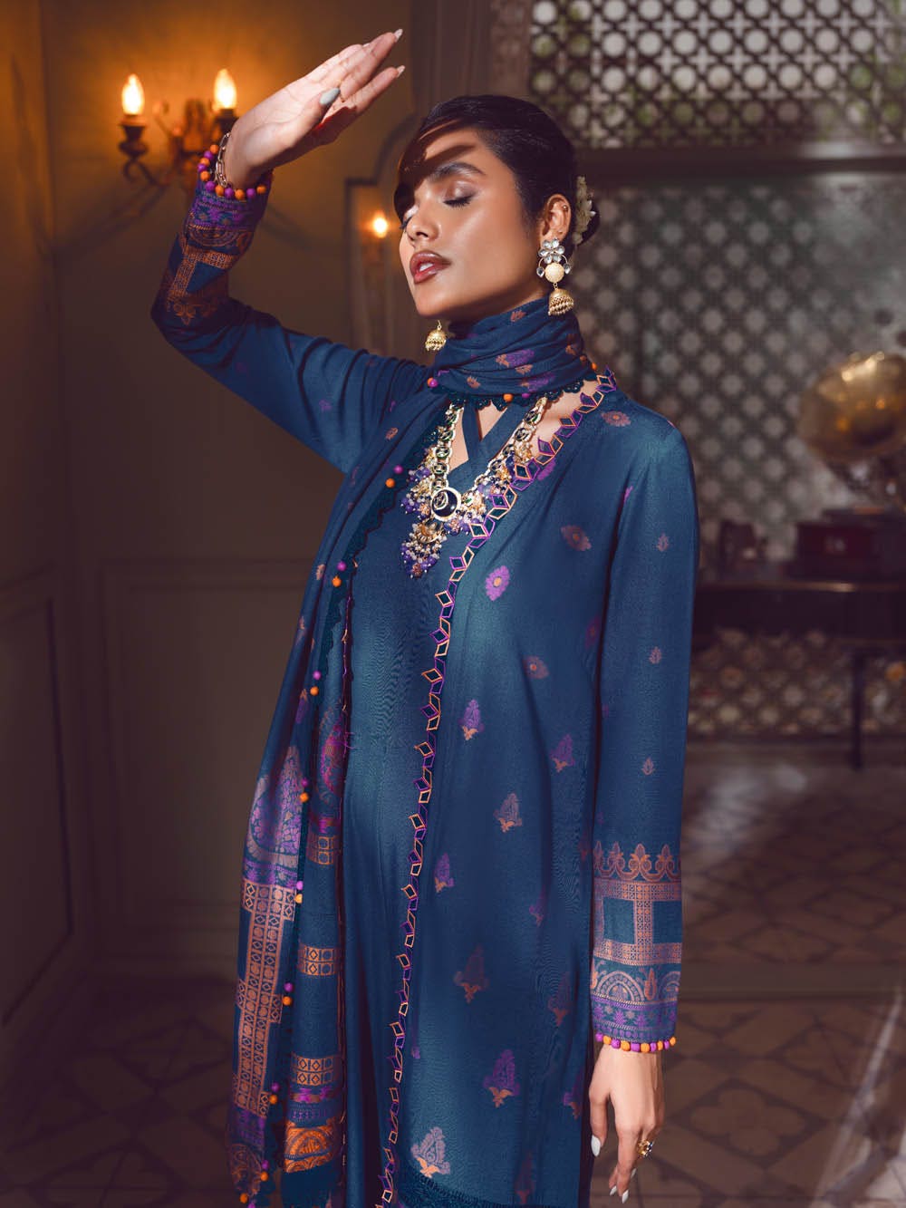 Gul Ahmed Winter Collection`22 MJ#22081