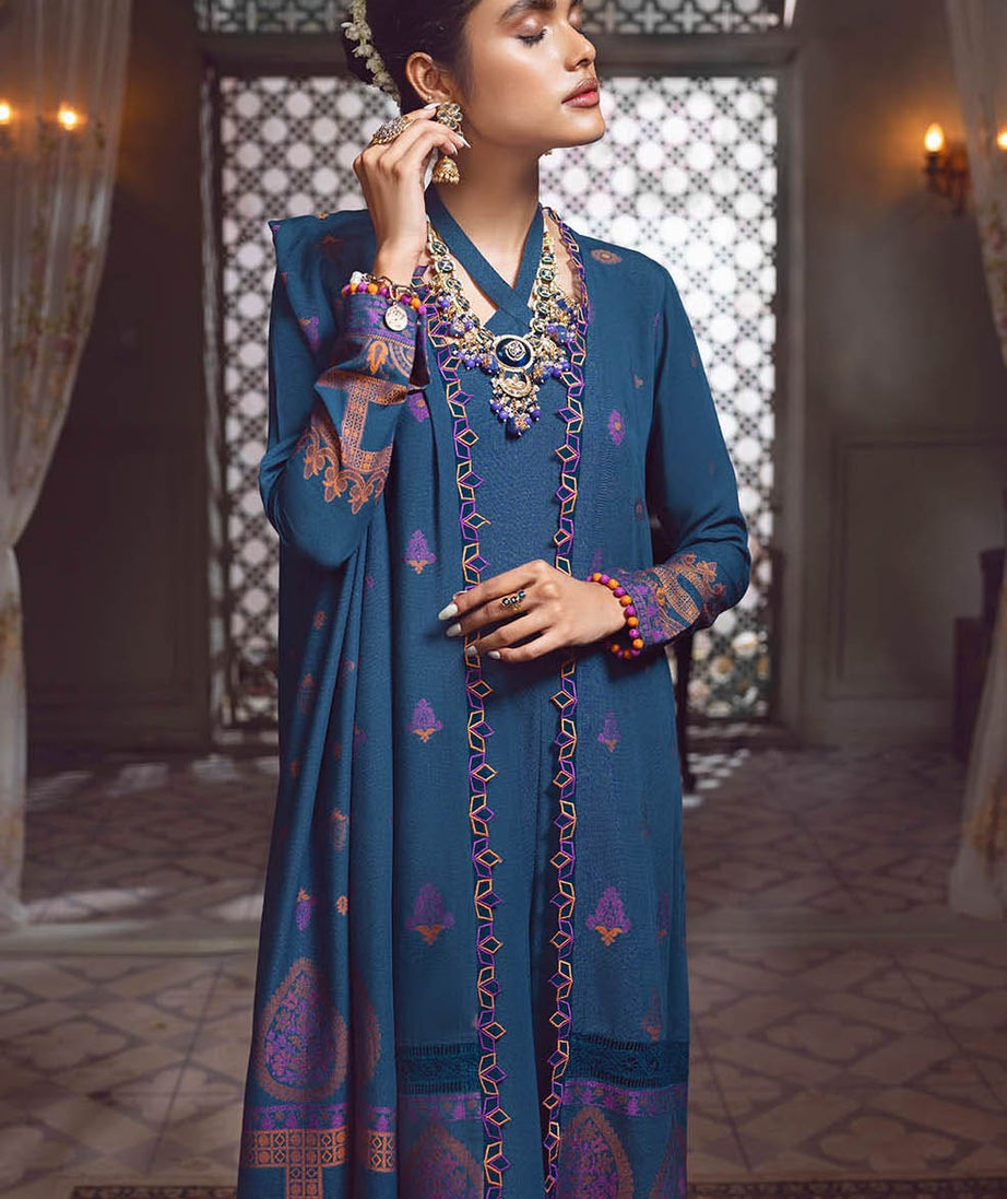 Gul Ahmed Winter Collection`22 MJ#22081