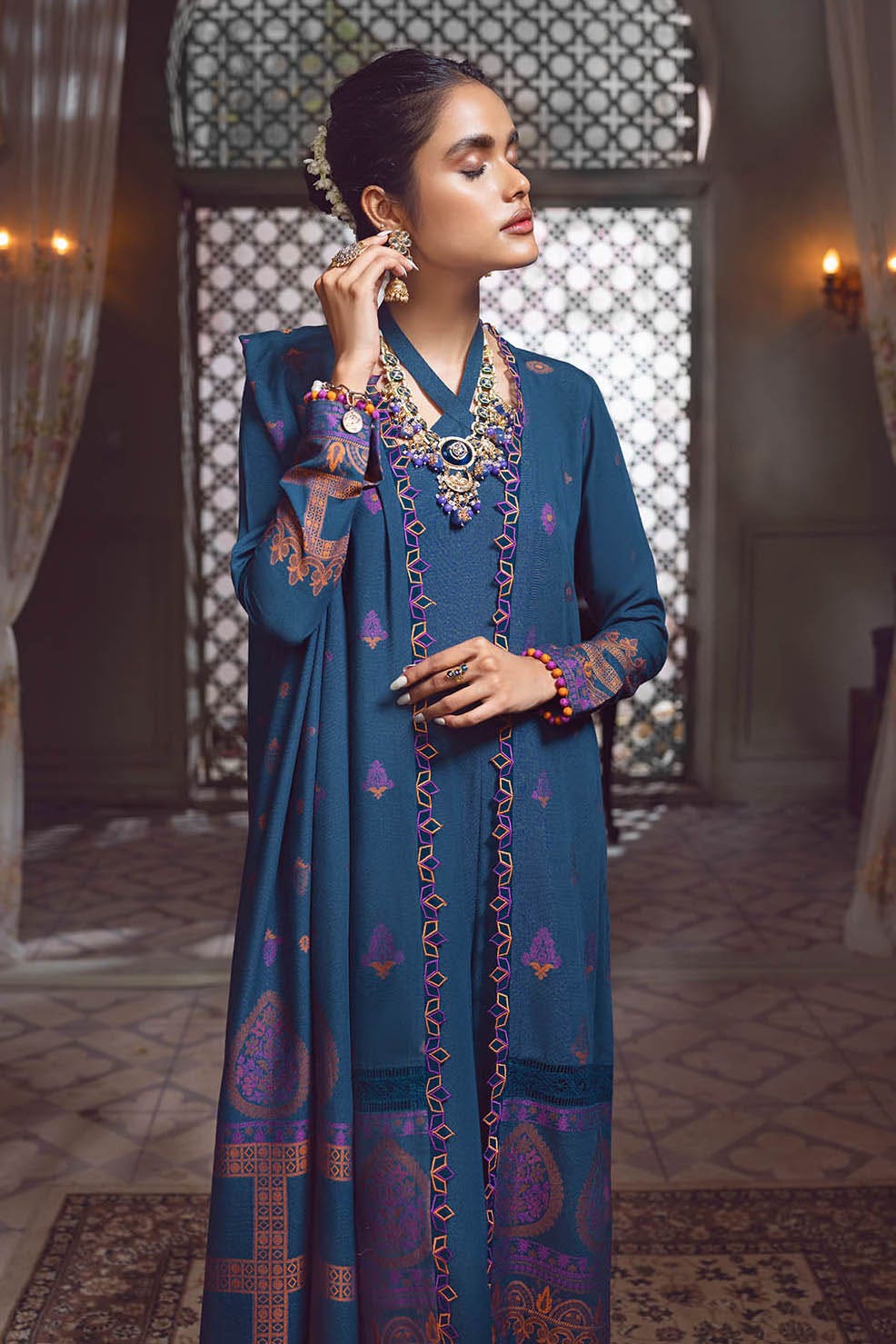 Gul Ahmed Winter Collection`22 MJ#22081