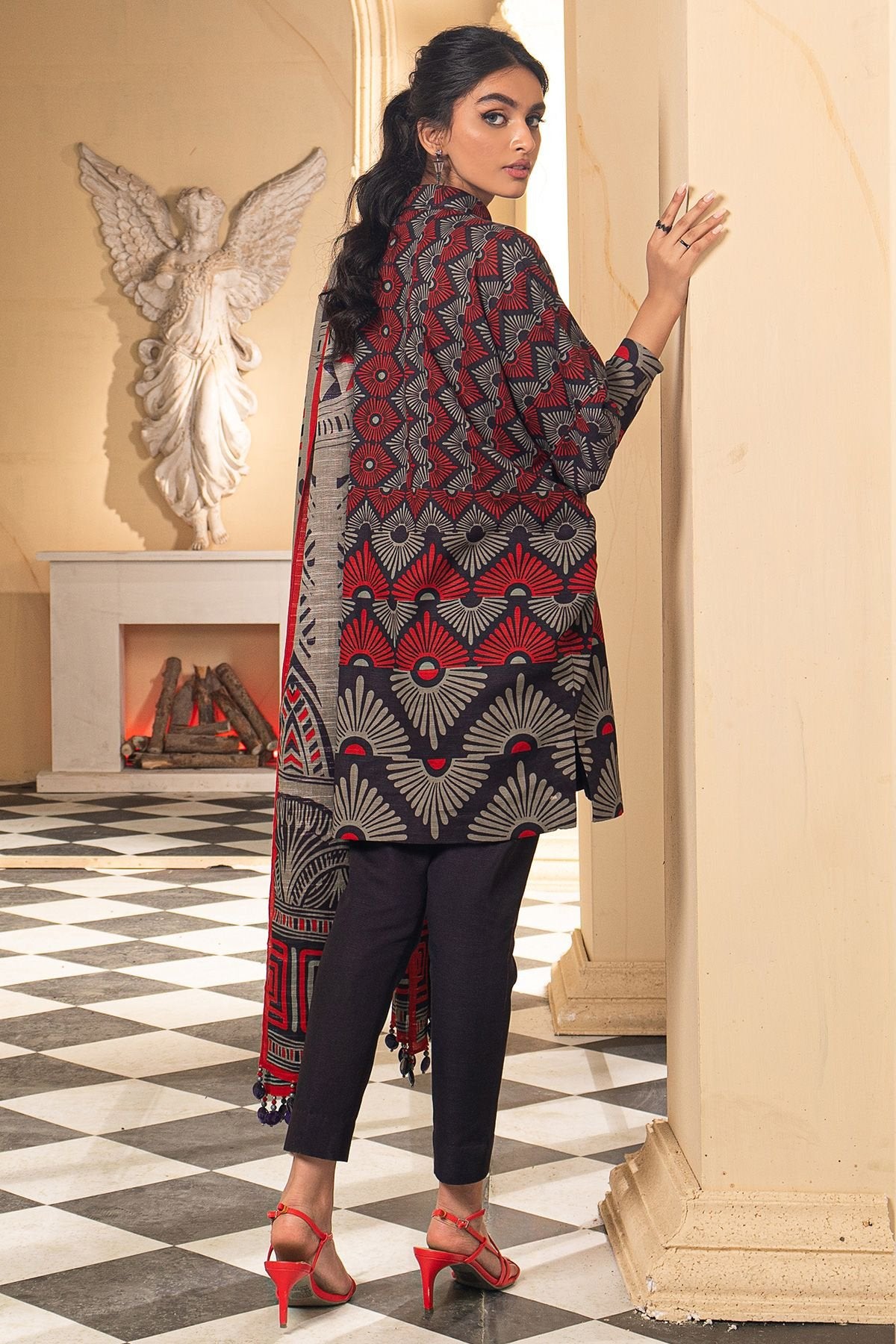Al-Karam Winter Collection`22 FW#21 BLACK