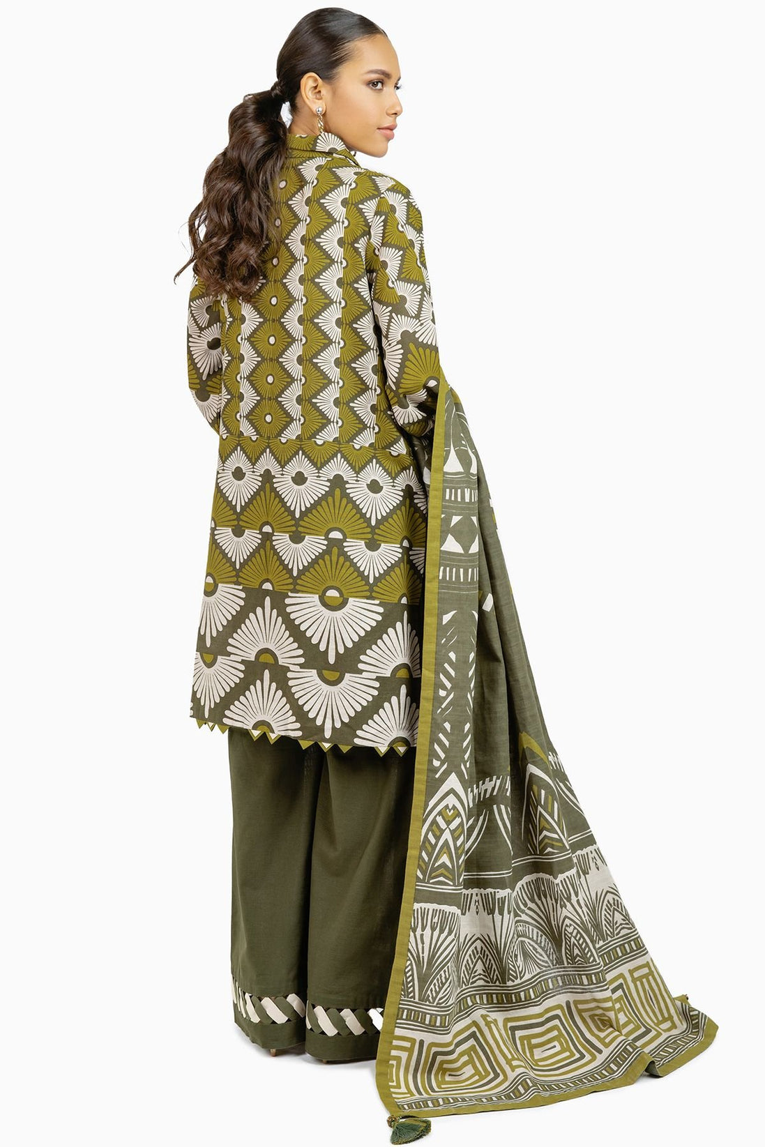 Al-Karam Winter Collection`22 FW#21 GREEN