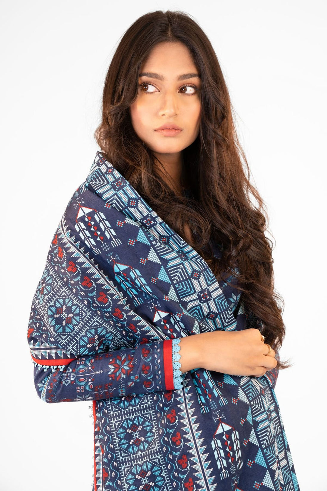 Al-Karam Winter Collection`22 FW#21.1 BLUE