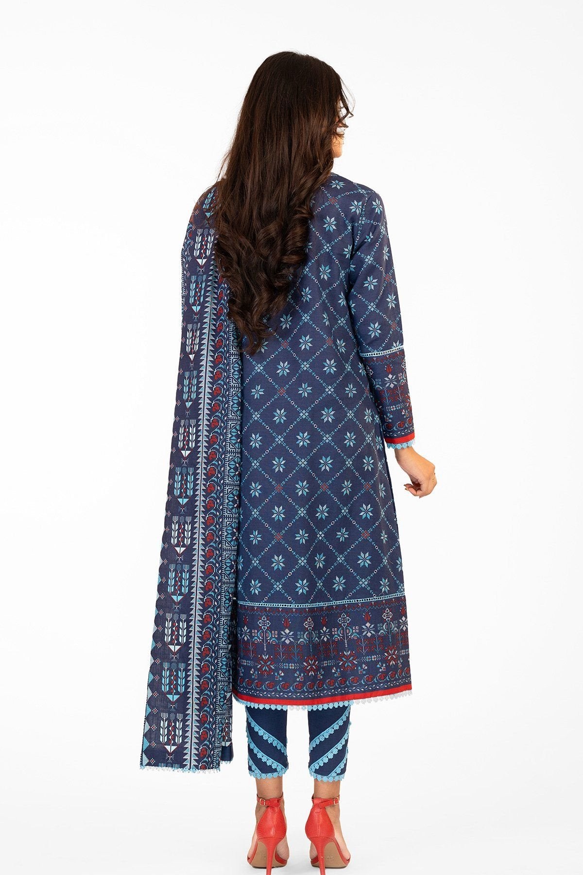 Al-Karam Winter Collection`22 FW#21.1 BLUE
