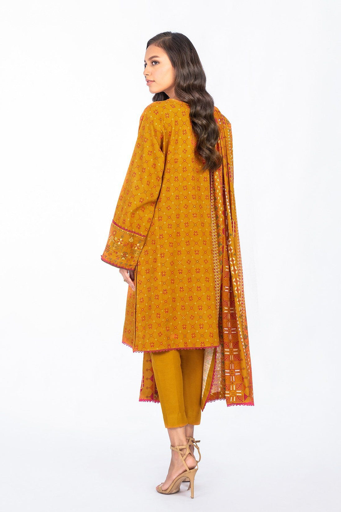 Al-Karam Winter Collection`22 FW#21.1 ORANGE