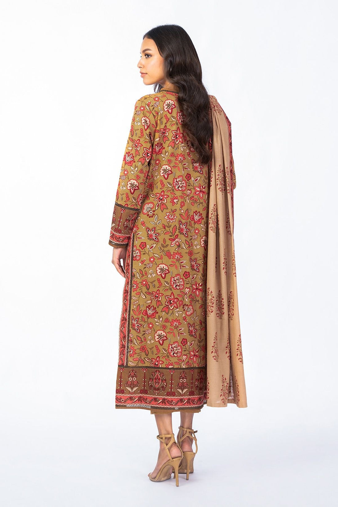Al-Karam Winter Collection`22 FW#22.1 BEIGE