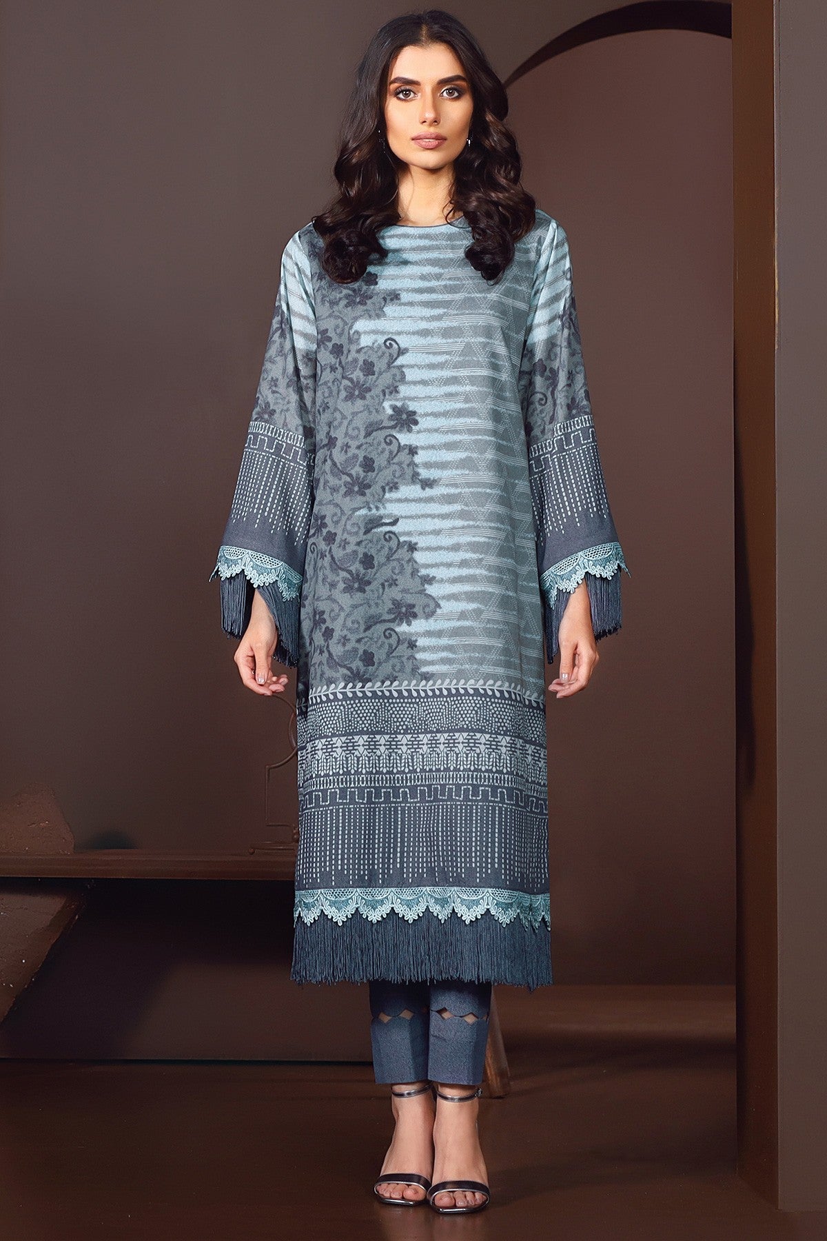 Al karam Winter Collection'20 FW#24.1 Blue