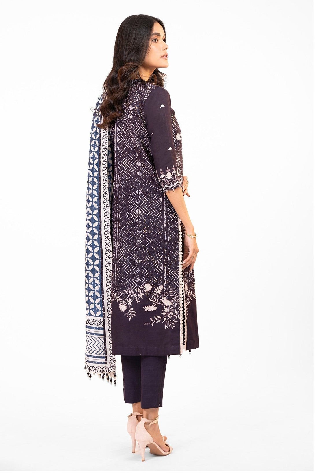 Al-Karam Winter Collection`22 FW#24.1 N-BLUE
