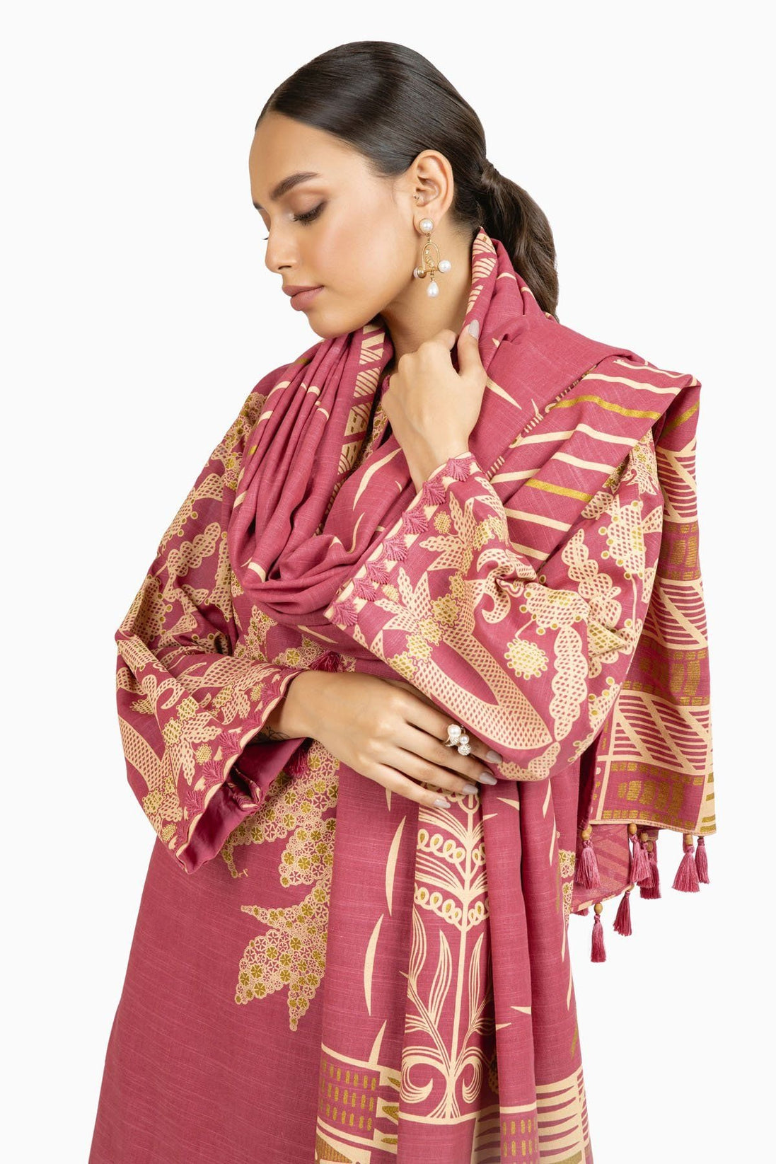Al-Karam Winter Collection`22 FW#26 PINK