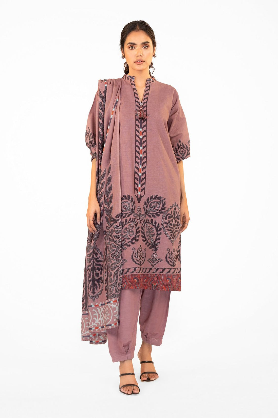 Al-Karam Winter Collection`22 FW#27 PINK
