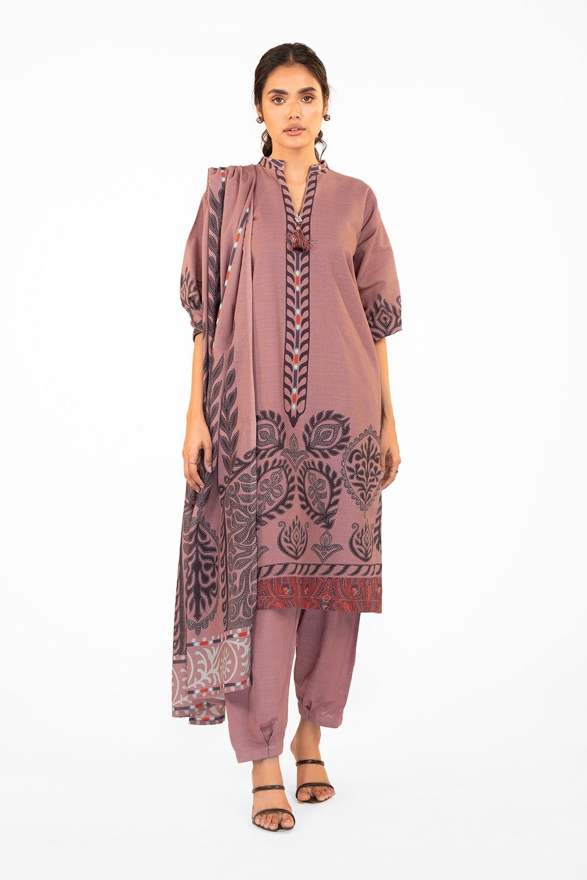 Al-Karam Winter Collection`22 FW#27 PINK