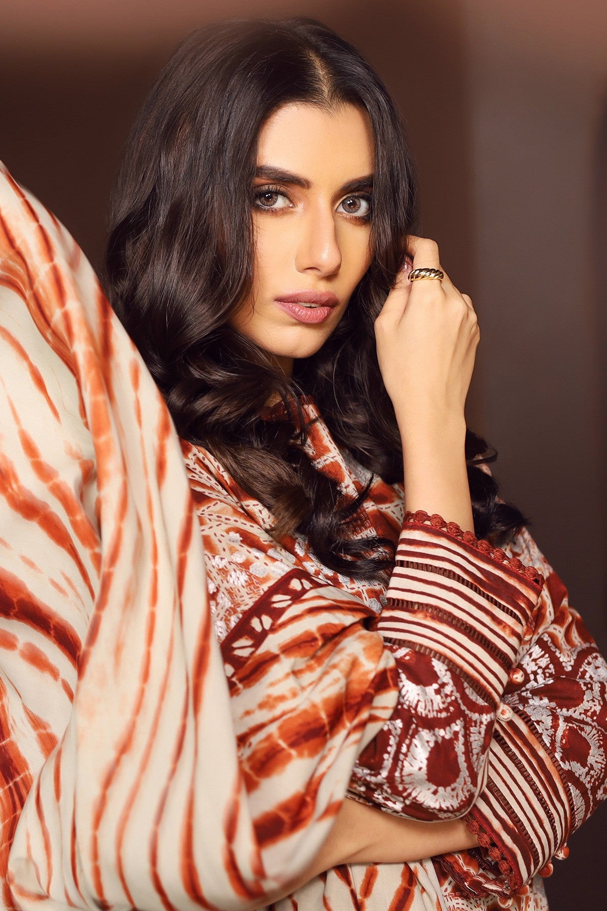 Al karam Winter Collection'20 FW#27.1 Brown