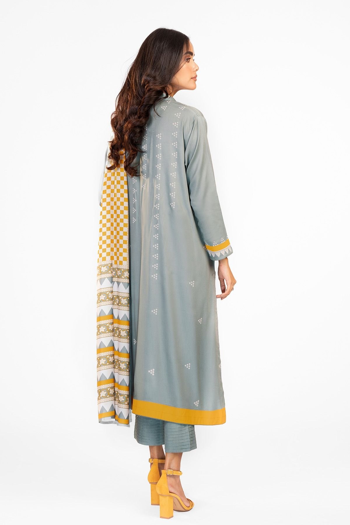 Al-Karam Winter Collection`22 FW#28.1 GREY