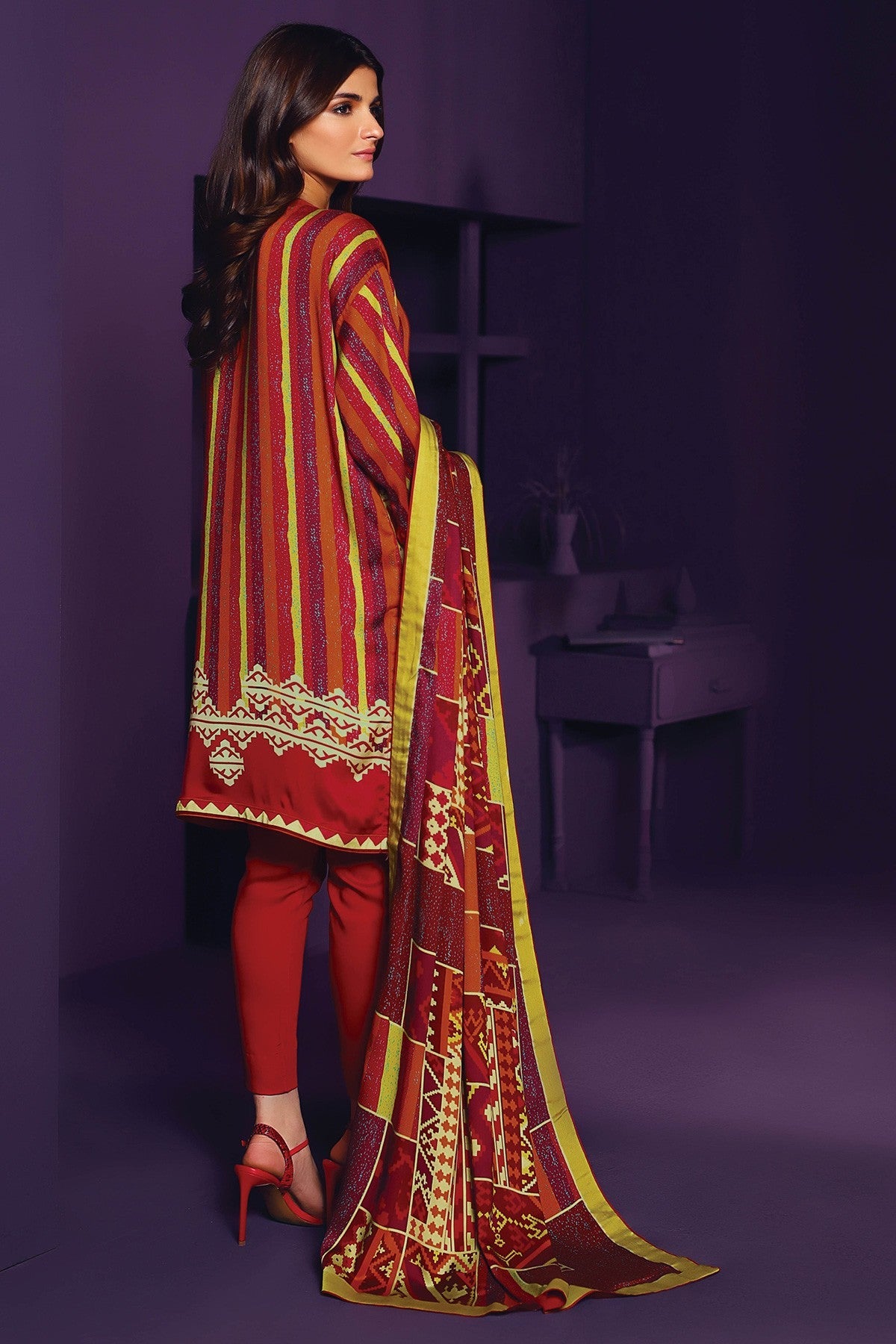 Al karam Winter Collection'20 FW#29 Red