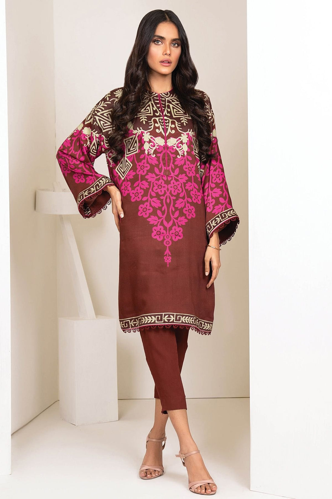 Al karam Winter Collection'20 FW#35 Maroon