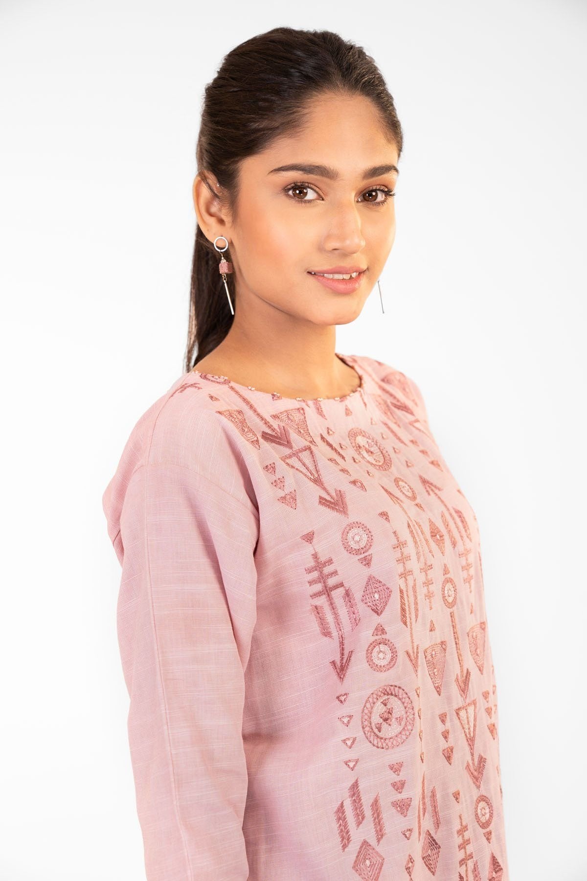 Al-Karam Winter Collection`22 FW#39 Lilac