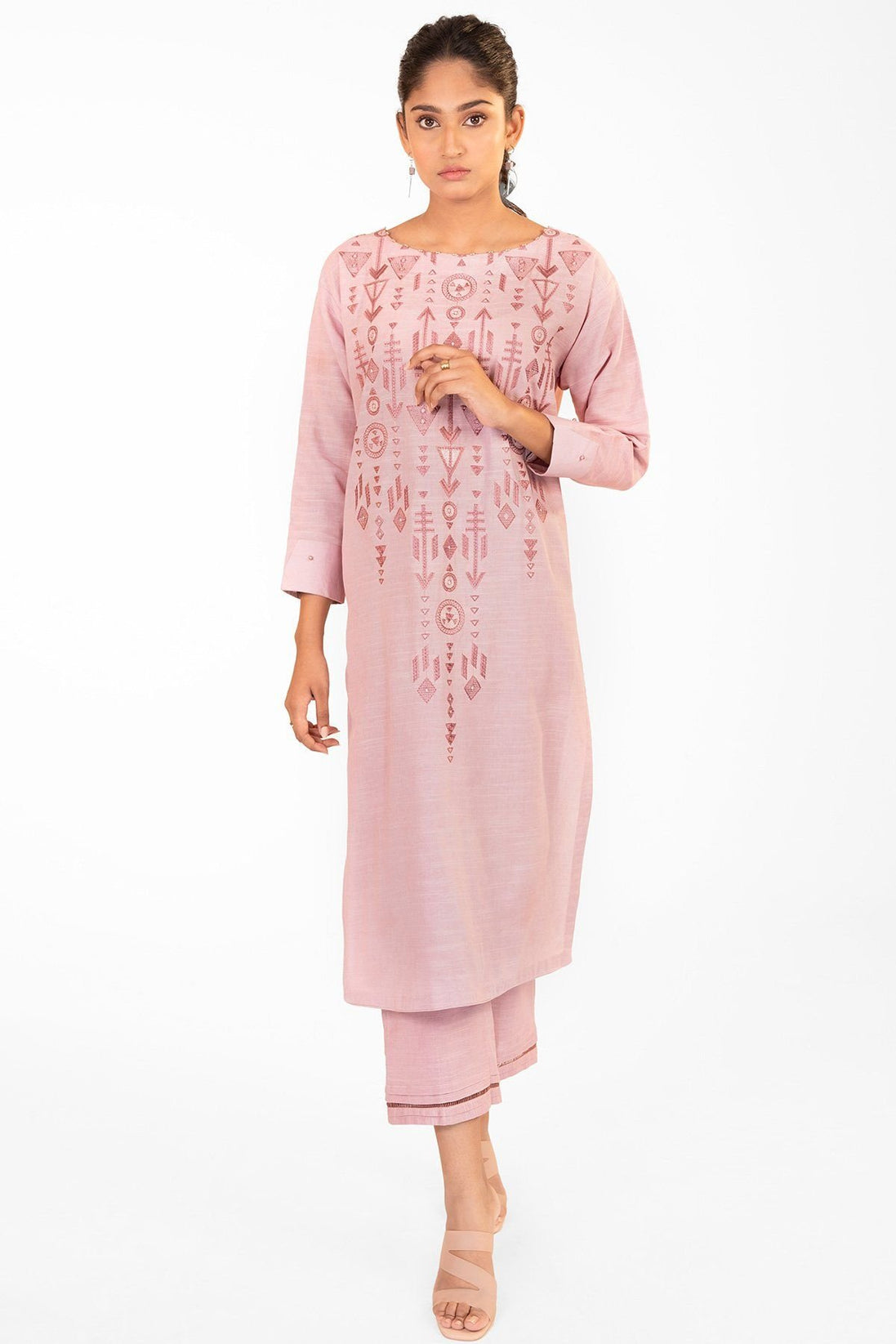 Al-Karam Winter Collection`22 FW#39 Lilac